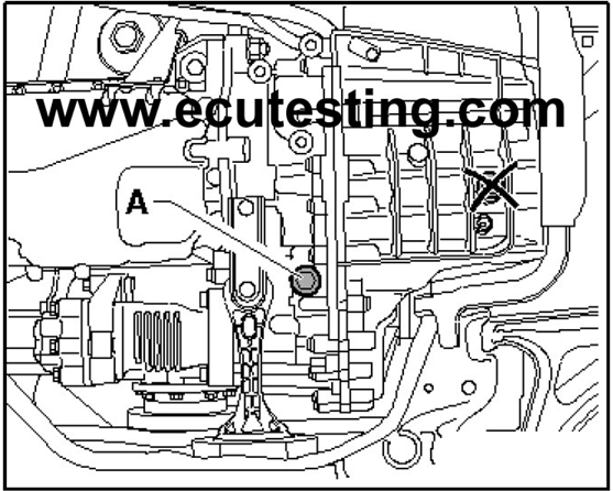 DSG gearbox ECU removal instructions