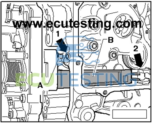 DSG gearbox ECU removal instructions