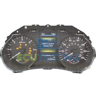OEM no: 4EA3C / REFL / 0RDP / 950A / 4EA1E / SH6L / 5FV1BAI2H / 4EA1ANJVP / 4EA2CERC7 / 4EA1ESJEF / 4EA1E SJEF - Nissan QASHQAI - Dashboard Instrument Cluster