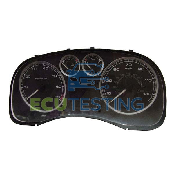 JCAECMBT5C3CEM00 / P9654485580A01 Peugeot 307 Dashboard Instrument