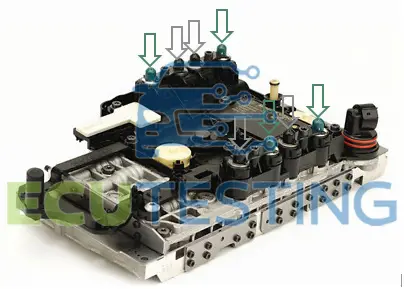 7G-Tronic solenoid locations